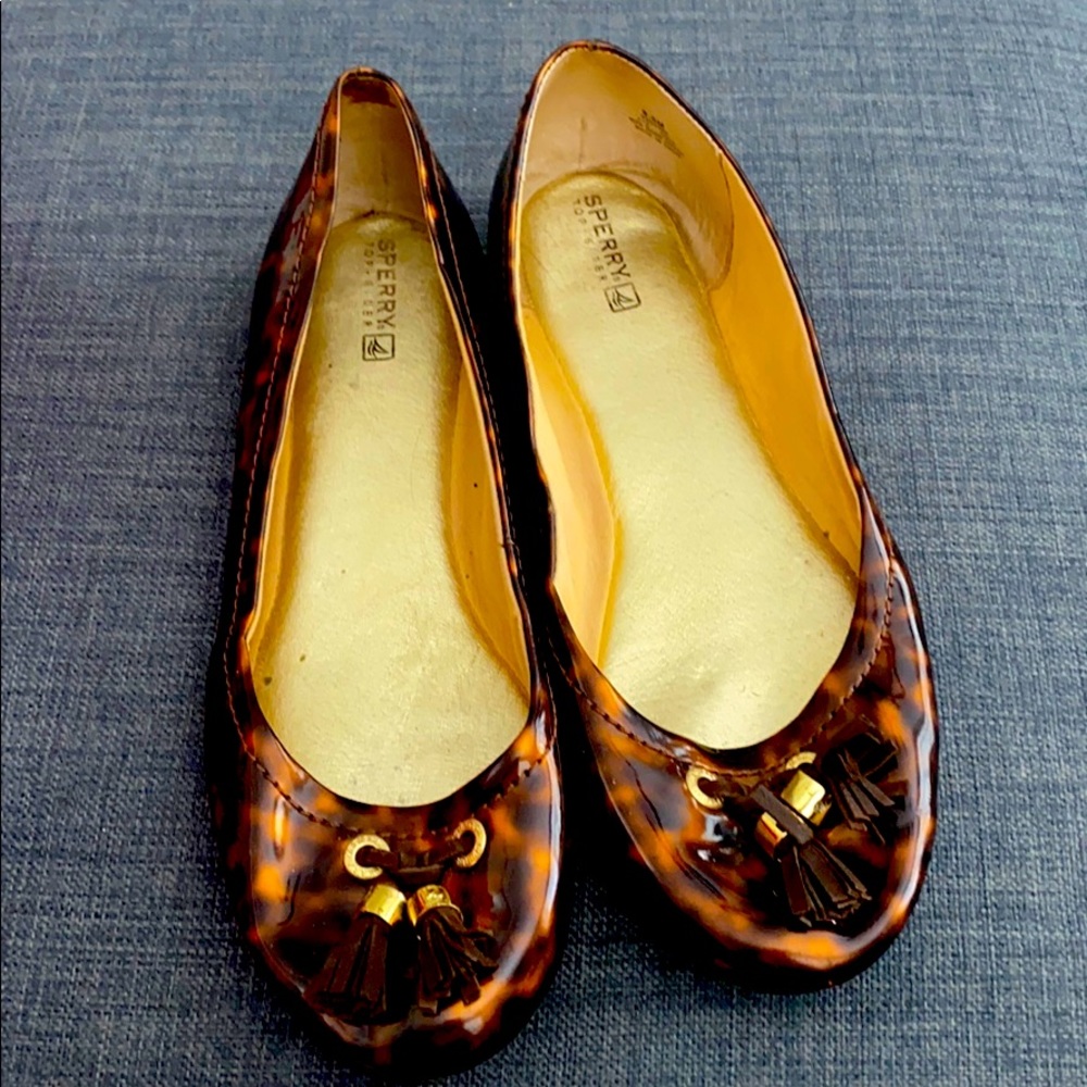 Sperry Bliss tortoiseshell flats 9.5